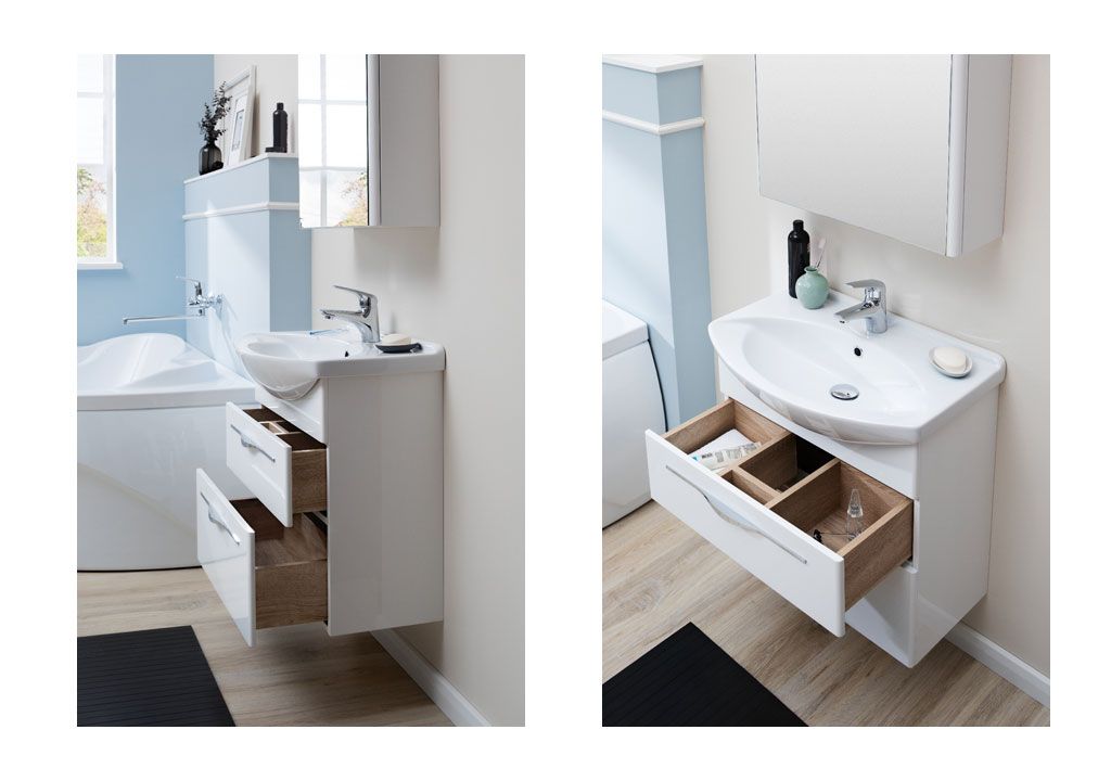 Мебель для ванной Aquanet Ирвин 65 белый 00210252 - Вид №8