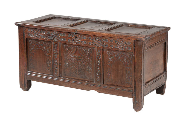 SOR27550 Дубовый сундук с панелями ijlbrown  - Вид №1