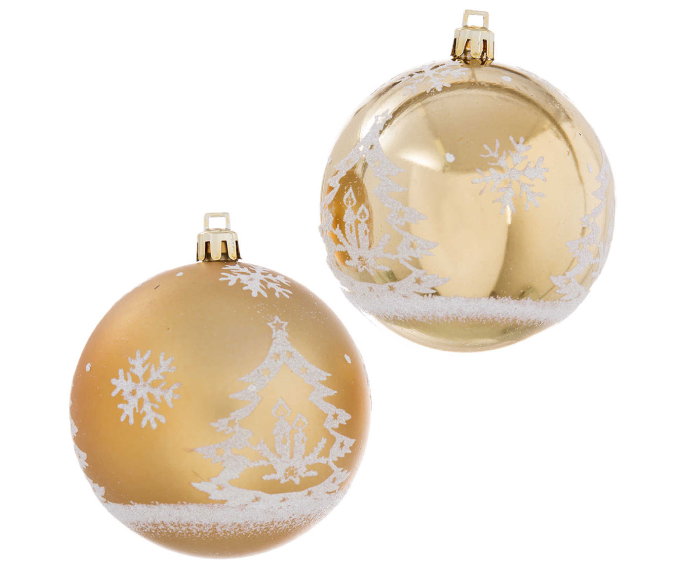 DZ-087-826 елочная игрушка, набор 6шт TO4ROOMS  - Вид №1