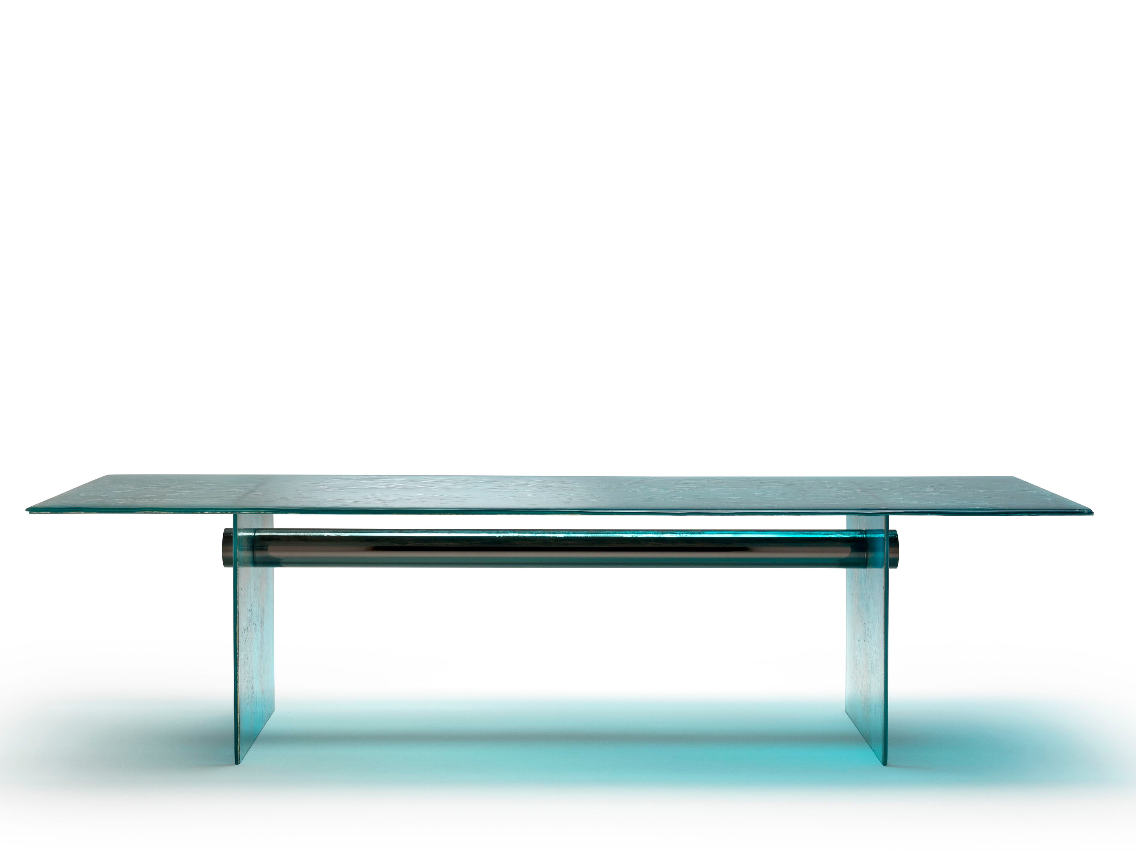 Прямоугольный стеклянный обеденный стол ARTE VENEZIANA Melt ARCH-00047998