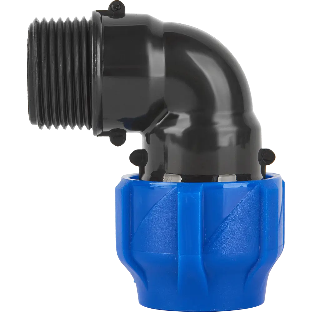 Отвод комбинированный 90° ПНД Valfex 3/4"x20 мм НР STLM-2061630 - Вид №1