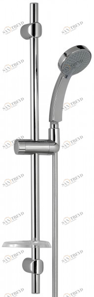 E12907-CP Душевой комплект со штангой, 4-х режимный ручной душ Jacobdelafon CITRUS Santreyd