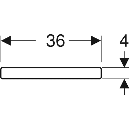 572120000 Сиденье для унитаза Geberit Renova Plan прямоугольное исполнение, крепление сверху Geberit  - Вид №3