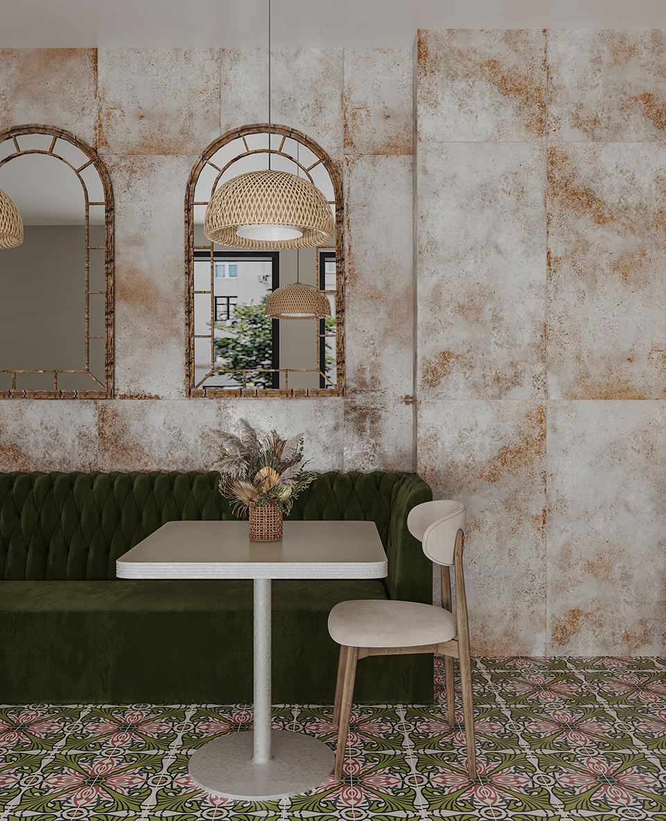 Металлический Шёпот: Керамогранит Staro Metal TITANIUM WHITE STP-ST358 INCOLOR - Вид №2