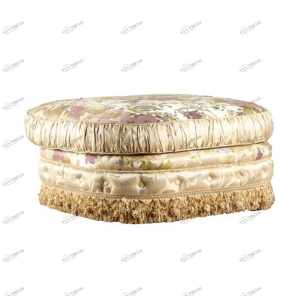 Пуф VIVALDI бежевый UNICO ДИЗАЙНЕРСКИЕ 248976 Бежевый;зеленый 