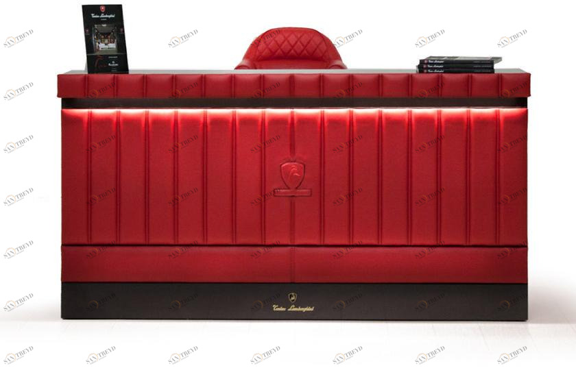Tonino Lamborghini Casa Ресепшн из кожи с подсветкой Suzuka sun-id-1443848