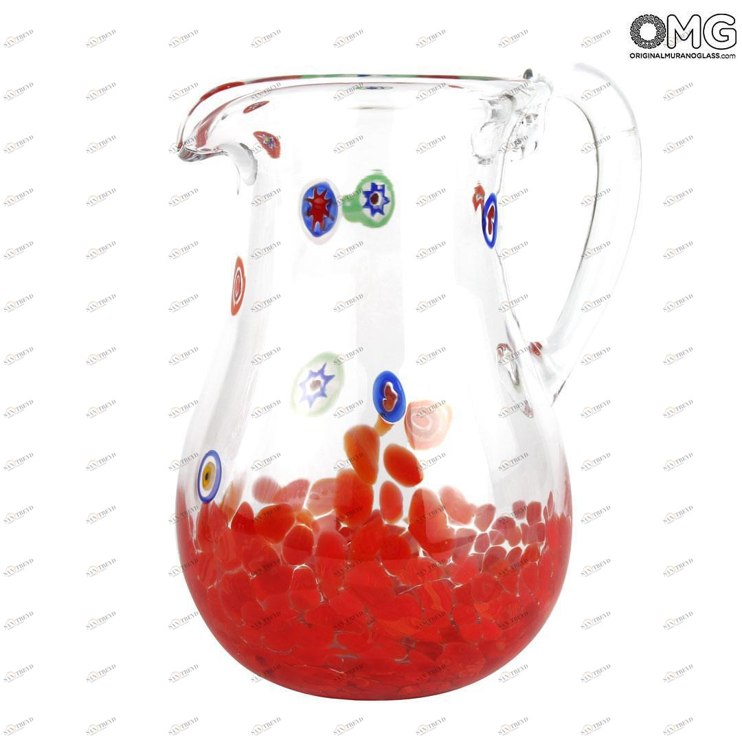 4358 ORIGINALMURANOGLASS Кувшин Аллегро - муранское стекло OMG 18 см 