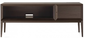 Natuzzi Тумба под телевизор из массива дерева с системой управления кабелями Leggero