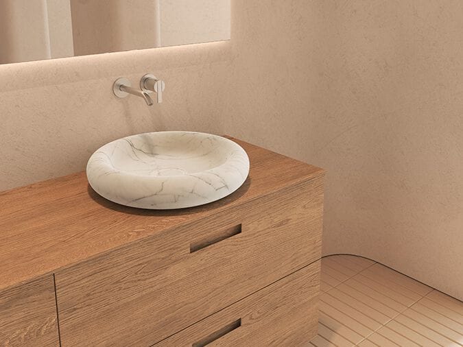 Мраморная круглая раковина Inbani Ease ARCH-00038971