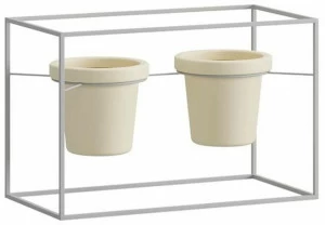 Ersa Низкий прямоугольный металлический горшок для цветов