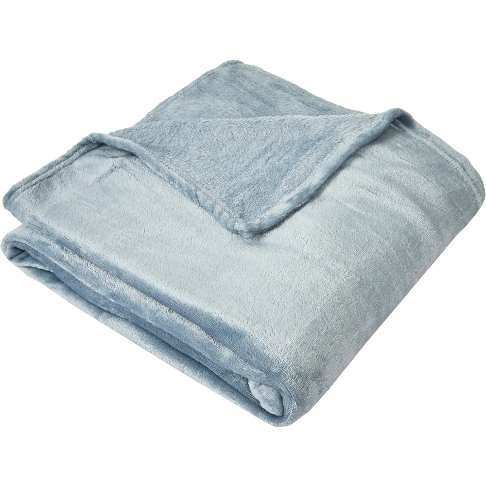 Плед Alia 150x200 см велсофт цвет серо-голубой СТОЛИЦА ТЕКСТИЛЯ STLM-2205887