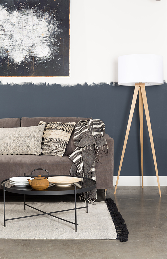 Лампа напольная Tripod Wood, белая Zuiver 5000806 - Вид №3