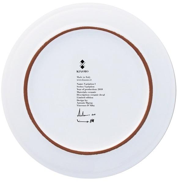 Kiasmo Керамическая тарелка Variation K+mv1 - Вид №2