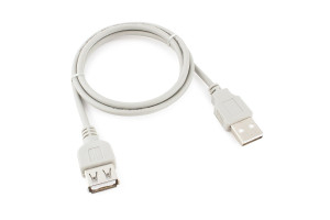 16059648 Кабель-удлинитель USB 2.0, AM/AF, 75см, пакет CC-USB2-AMAF-75CM/300 Gembird