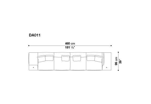 3-местный тканевый диван B&B Italia док ARCH-00033457 - Вид №90