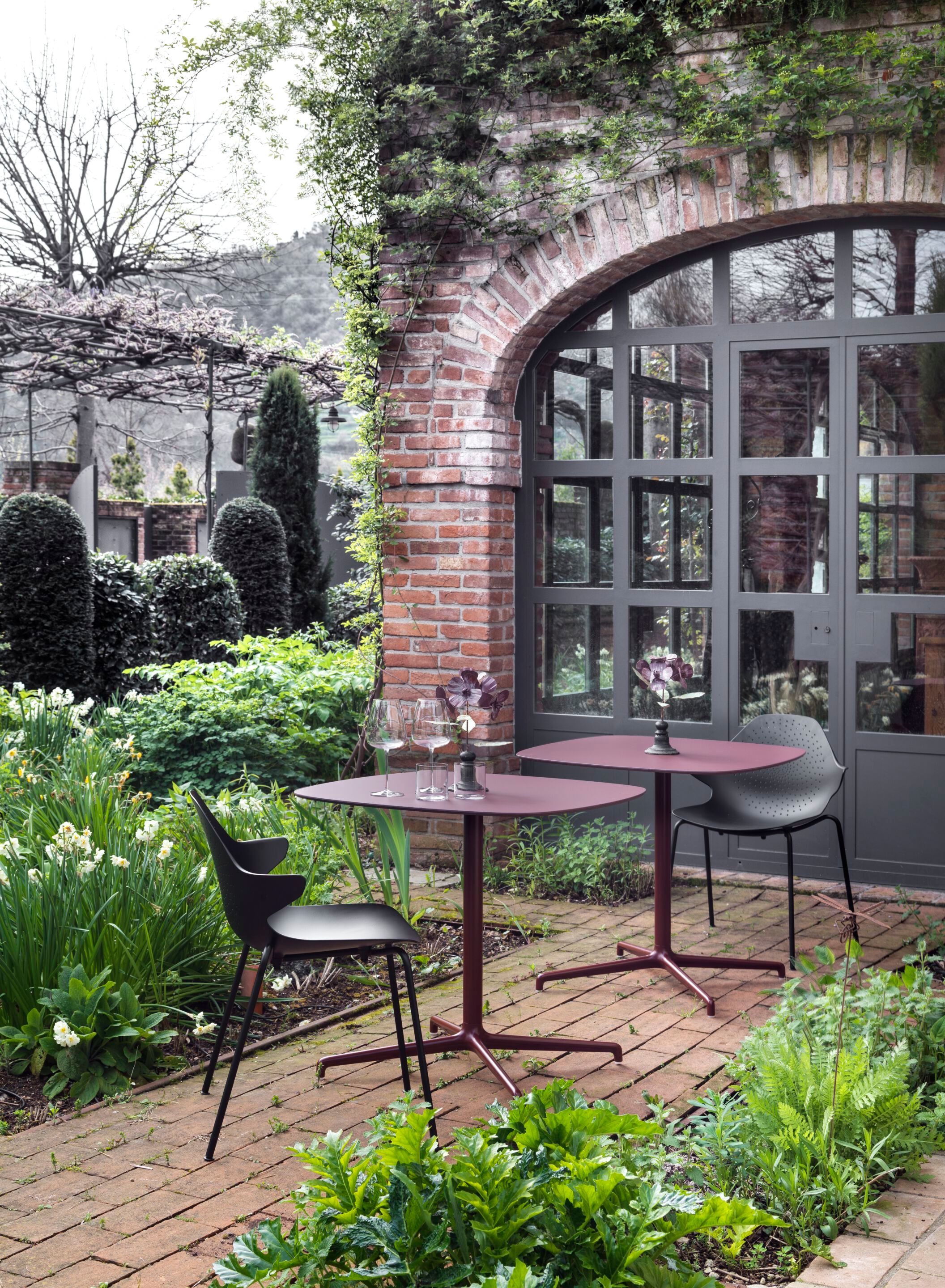 Алюминиевый штабелируемый стул с подлокотниками SITIA Klera ARCH-00006833 - Вид №2