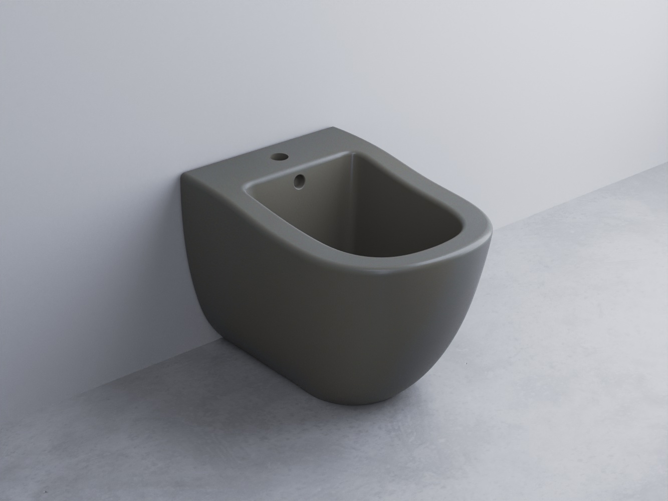 FLBI-CM Биде напольное с одним отверстием под смеситель cielo Fluid Ceramica Cielo