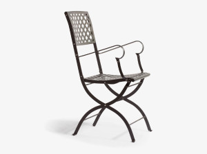 Складной стул для сада с порошковым покрытием