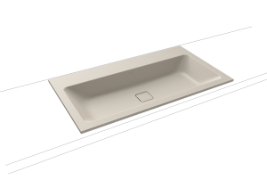 Умывальник KALDEWEI Сталь эмалированная 3081 445 теплый серый 10