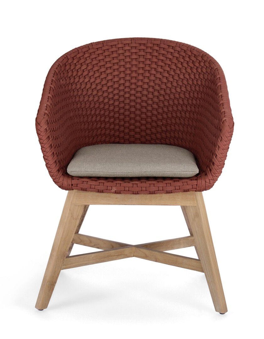 Веревочный садовый стул с подлокотниками BIZZOTTO Coachella ARCH-00122511 - Вид №17