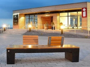 Bellitalia Деревянная скамейка со спинкой Eraclea