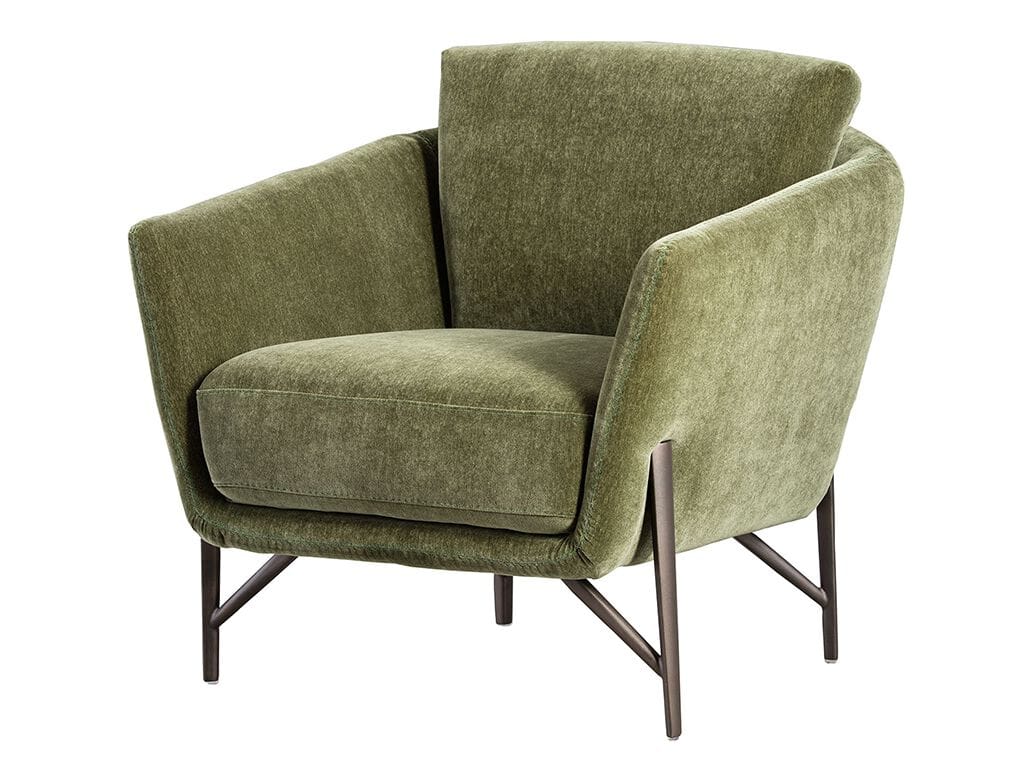 Съемное бархатное кресло с подлокотниками Calia Italia Superior ARCH-00093396 - Вид №1