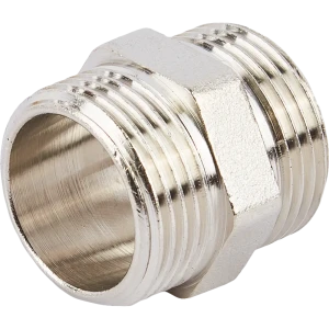 Ниппель соединительный Valfex 1" наружная резьба латунный 84505571