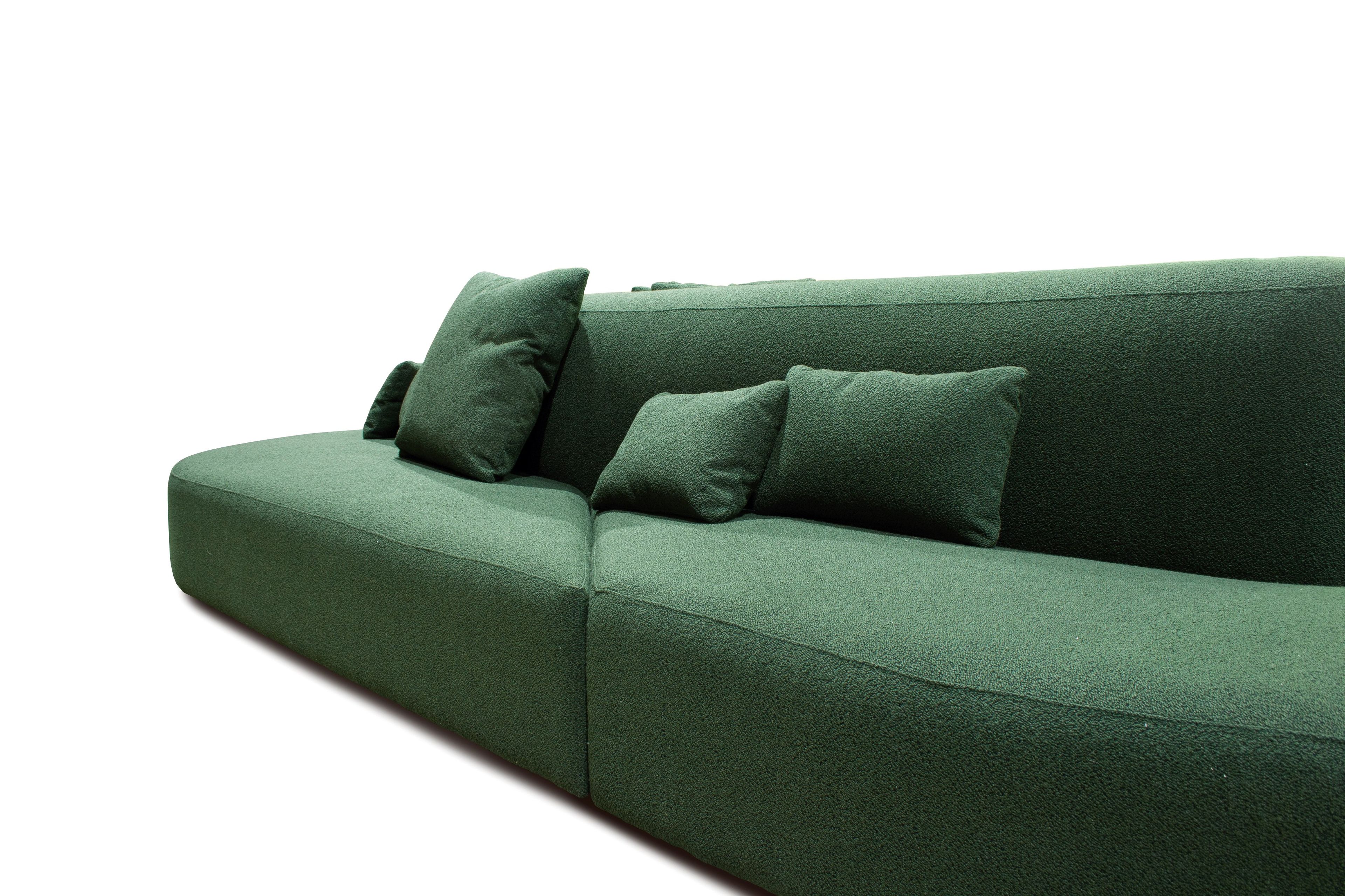 Двусторонняя изогнутая ткань диван CREARTE COLLECTIONS Lab Organic ARCH-00112827 - Вид №27