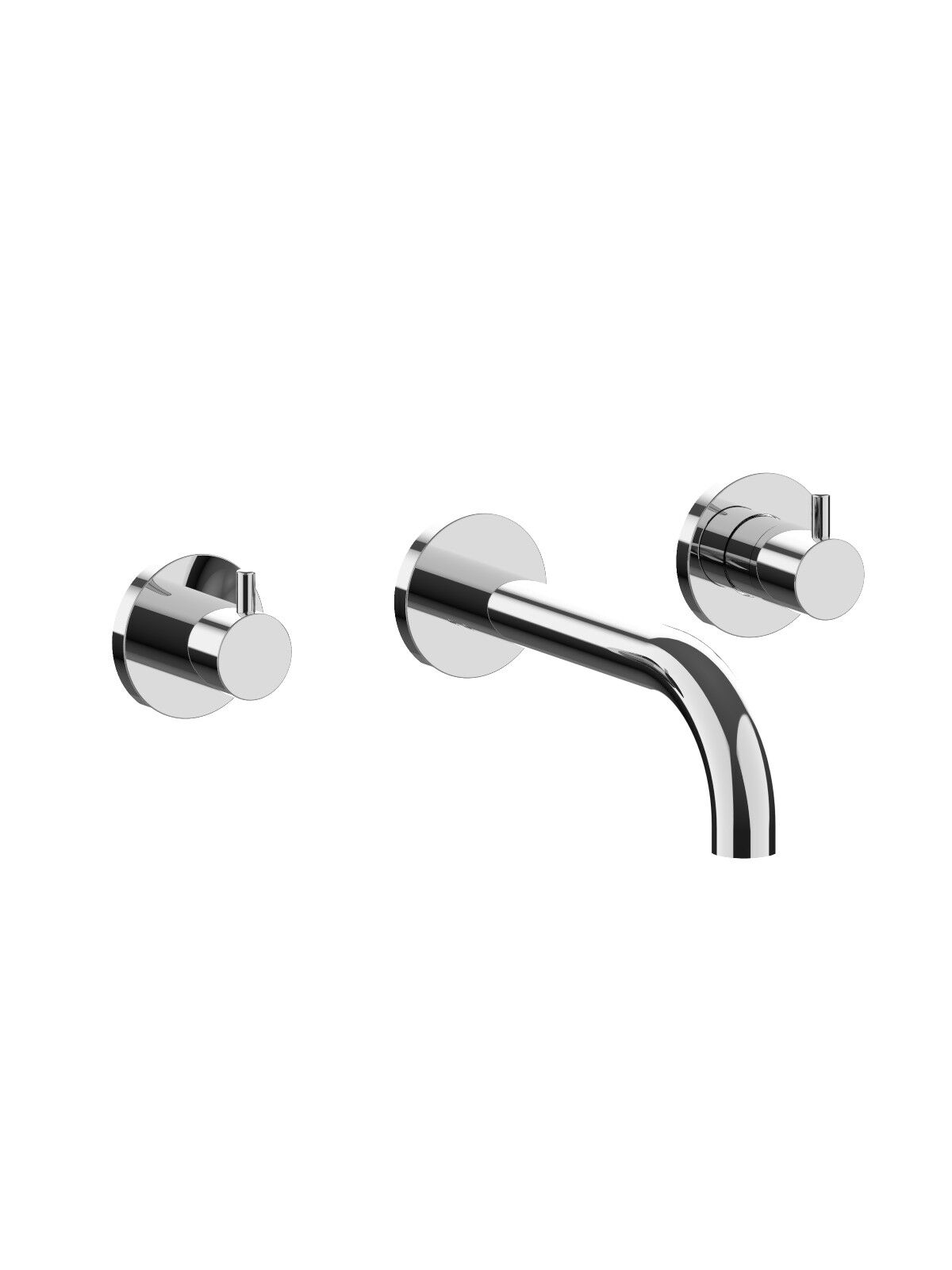 Настенный смеситель для раковины с отдельными розетками Rubinetterie Frattini Pepe XL ARCH-00140760 - Вид №1