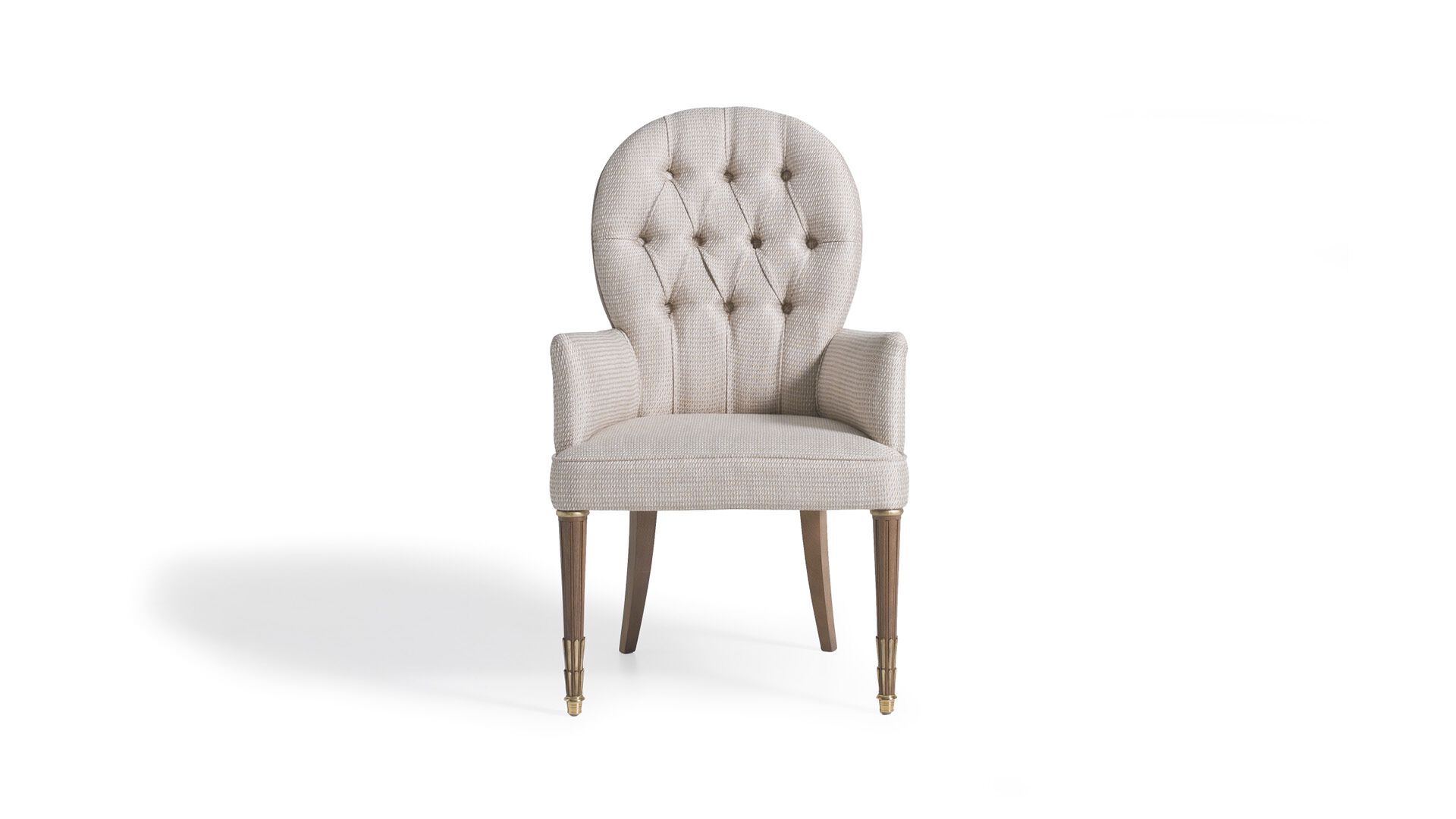 Мягкое капитонное кресло с подлокотниками ANGELO CAPPELLINI New Classic Interiors ARCH-00045059 - Вид №1