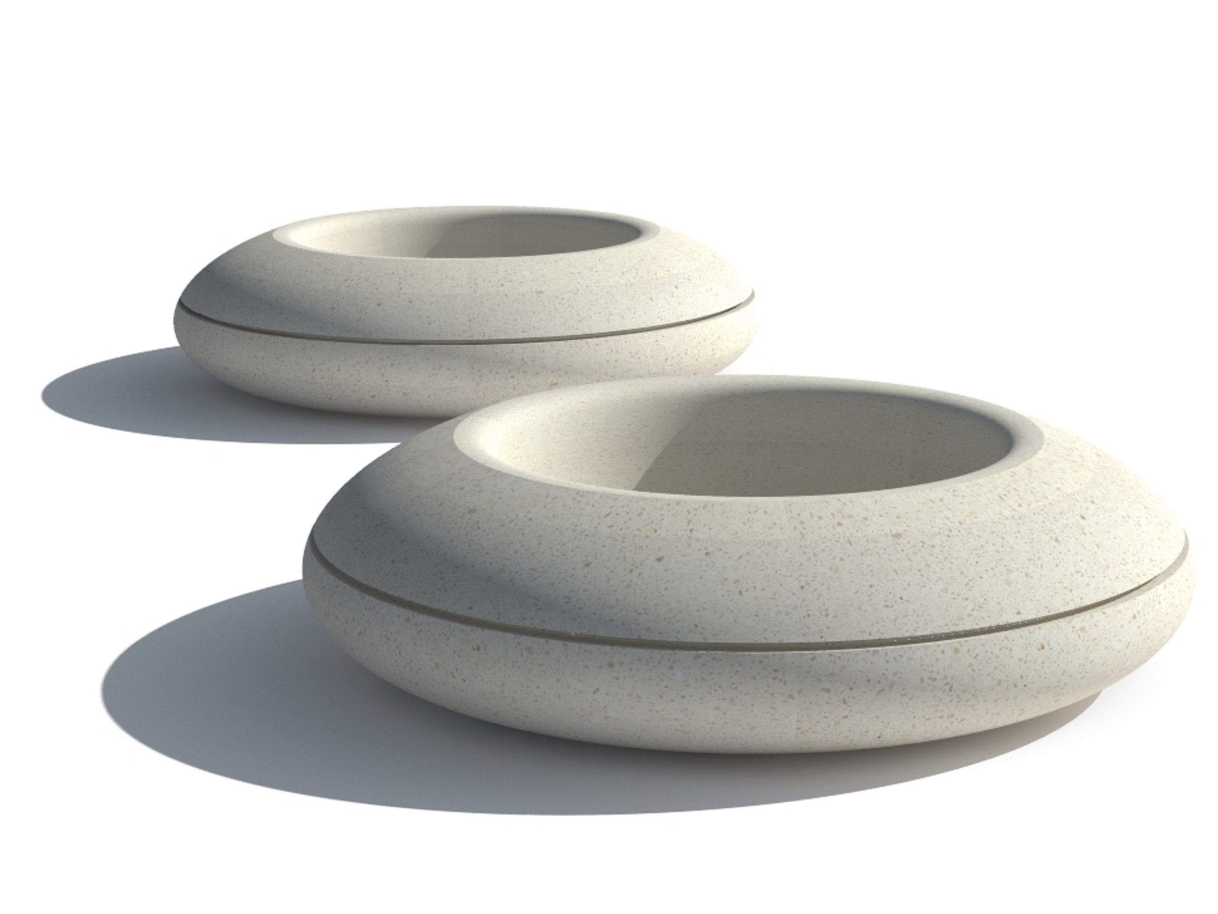 Реконструированный каменный круглый плантатор Viscio Urban Design Slender ARCH-00023394 - Вид №1