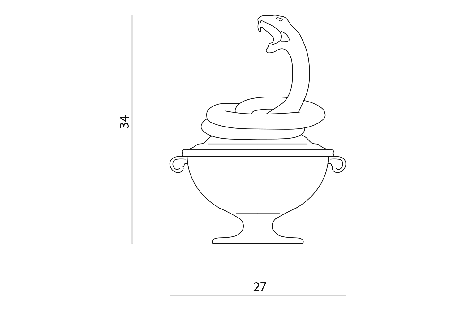 Ophidia Ваза Visionnaire  - Вид №4