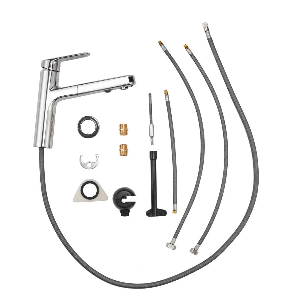 Кухонный смеситель DELINIA Icone с экономичным аэратором, хром 85317108 STLM-1496191 - Вид №6