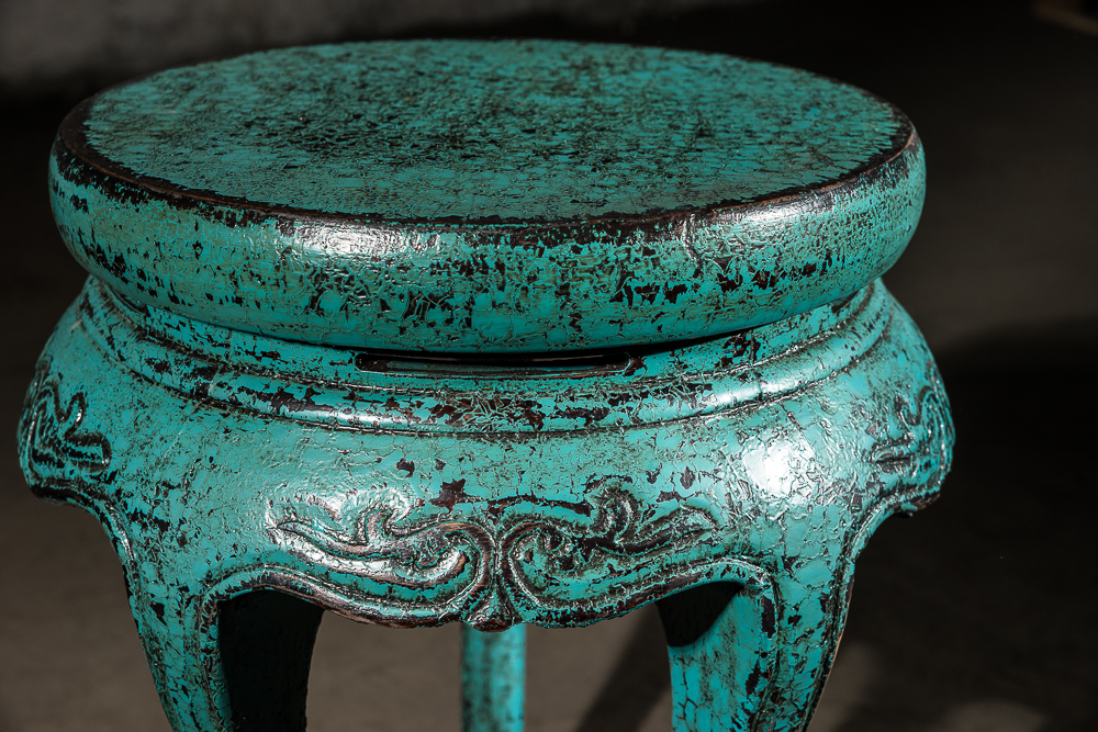 Табурет Юань- дэн Синий ДОМАШНЯЯ ОБСТАНОВКА CHINA 017397 Синий Santreyd  - Вид №3