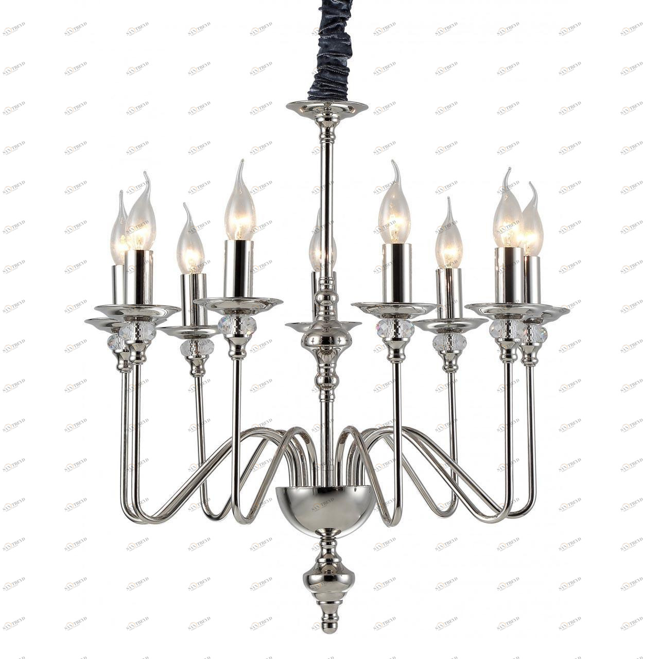 Подвесная люстра Divinare 1021/02 LM-9 DIVINARE ДИЗАЙНЕРСКИЕ 187683 Хром 