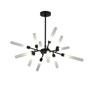 Люстра светодиодная подвесная черная с белым ST Luce Splio SL1620.402.12 ST LUCE ДИЗАЙНЕРСКИЕ, SPLIO 00-3834579 Белый;черный