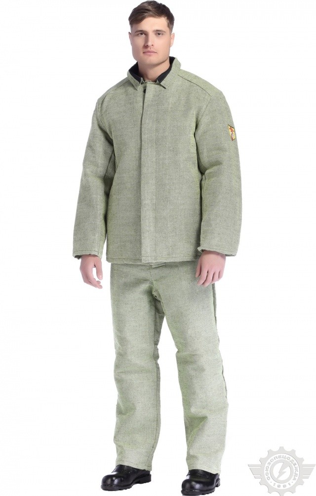 69171 Костюм брезентовый сварщика утепленный  Одежда для сварщиков  размер 56-58/170-176 Спецодежда  - Вид №7