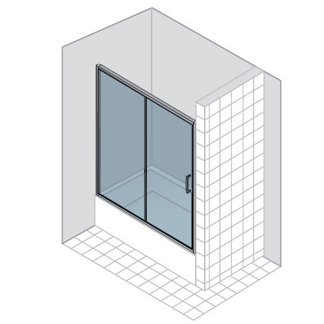 A-6CP2 Quadra collection Раздвижная дверь DUKA 45258 - Вид №1