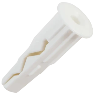 Дюбель для всех типов стен Plug 6x25 мм нейлон цвет белый 60 шт.