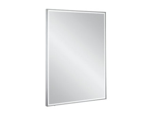 Прямоугольное алюминиевое настенное зеркало с рамкой
