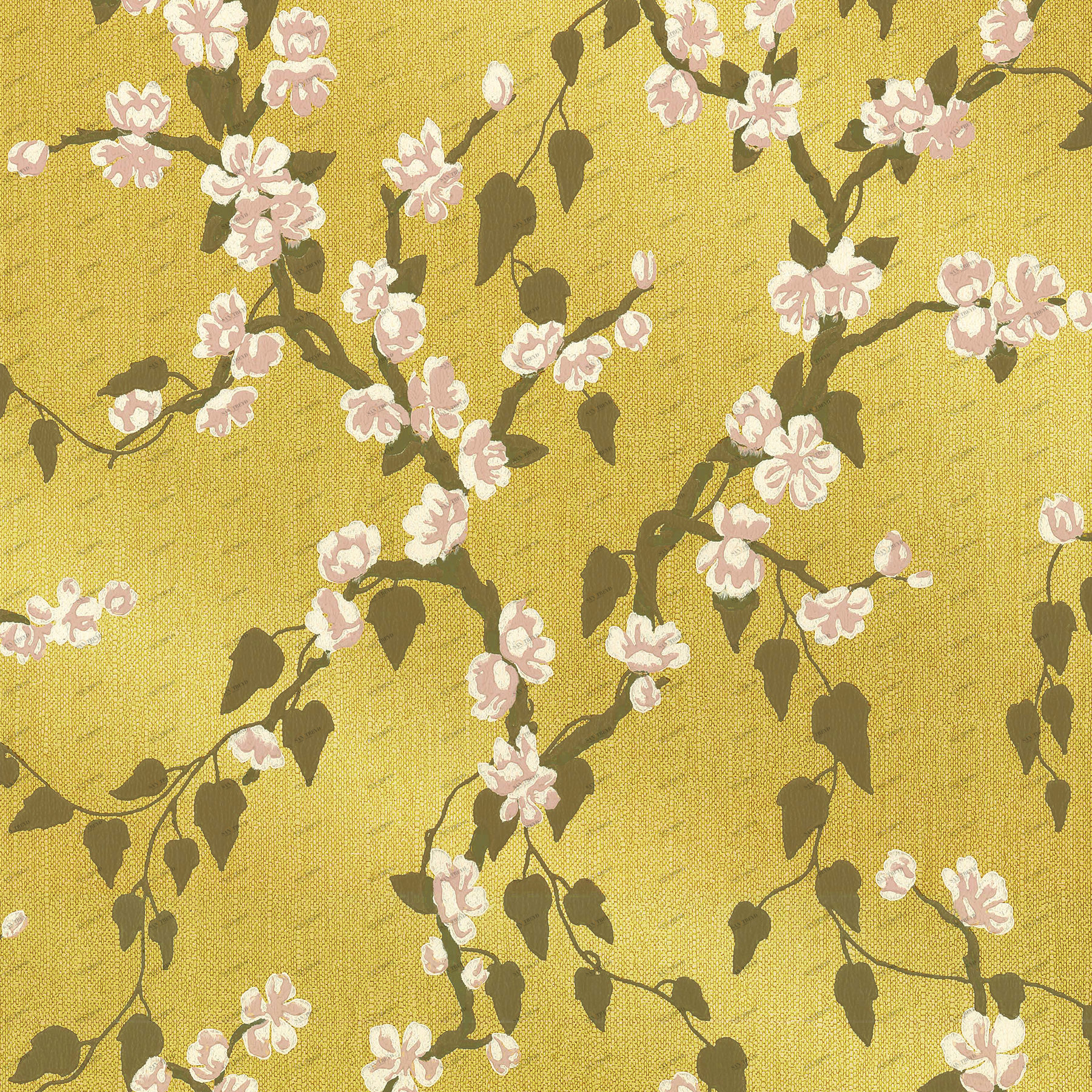 Traditional bathrooms Моти - Тапете Сакура Sakura - Little Greene 