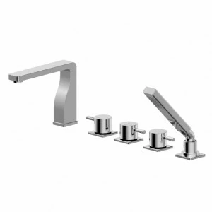 Смеситель на ванну  на пять отверстий ARC F56018C-2 bravat