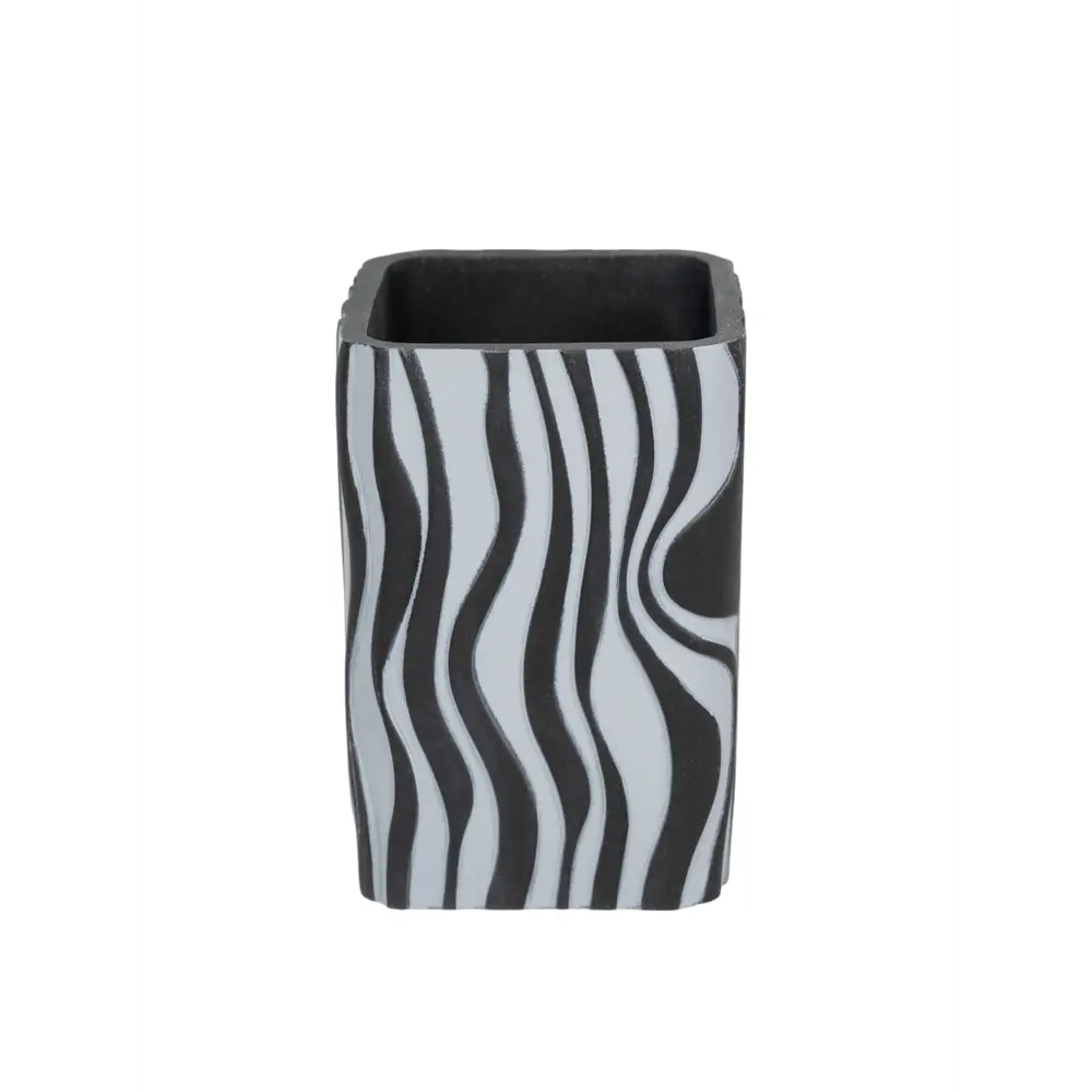 Стакан для щеток акцент полирезина черный Santreyd STLM-2192315 - Вид №1