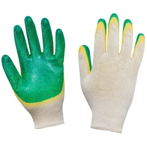 Перчатки хлопчатобумажные CBC V2 с двойным обливом размер 8/M