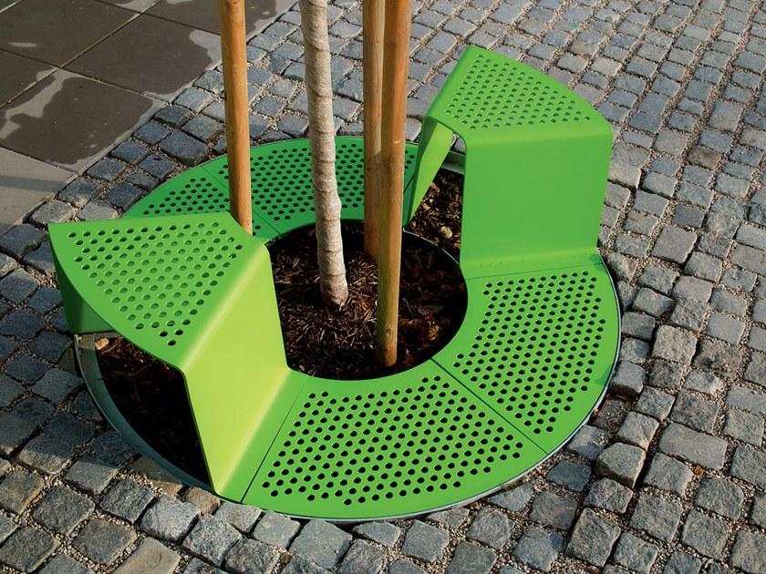 mmcité1 Скамья / решетка для деревьев из оцинкованной стали Sinus sun-id-1449113 - Вид №1