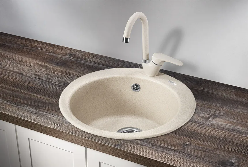 4801, ПИРИТ, кухонная мойка, кварц GRANULA 4801-ST61