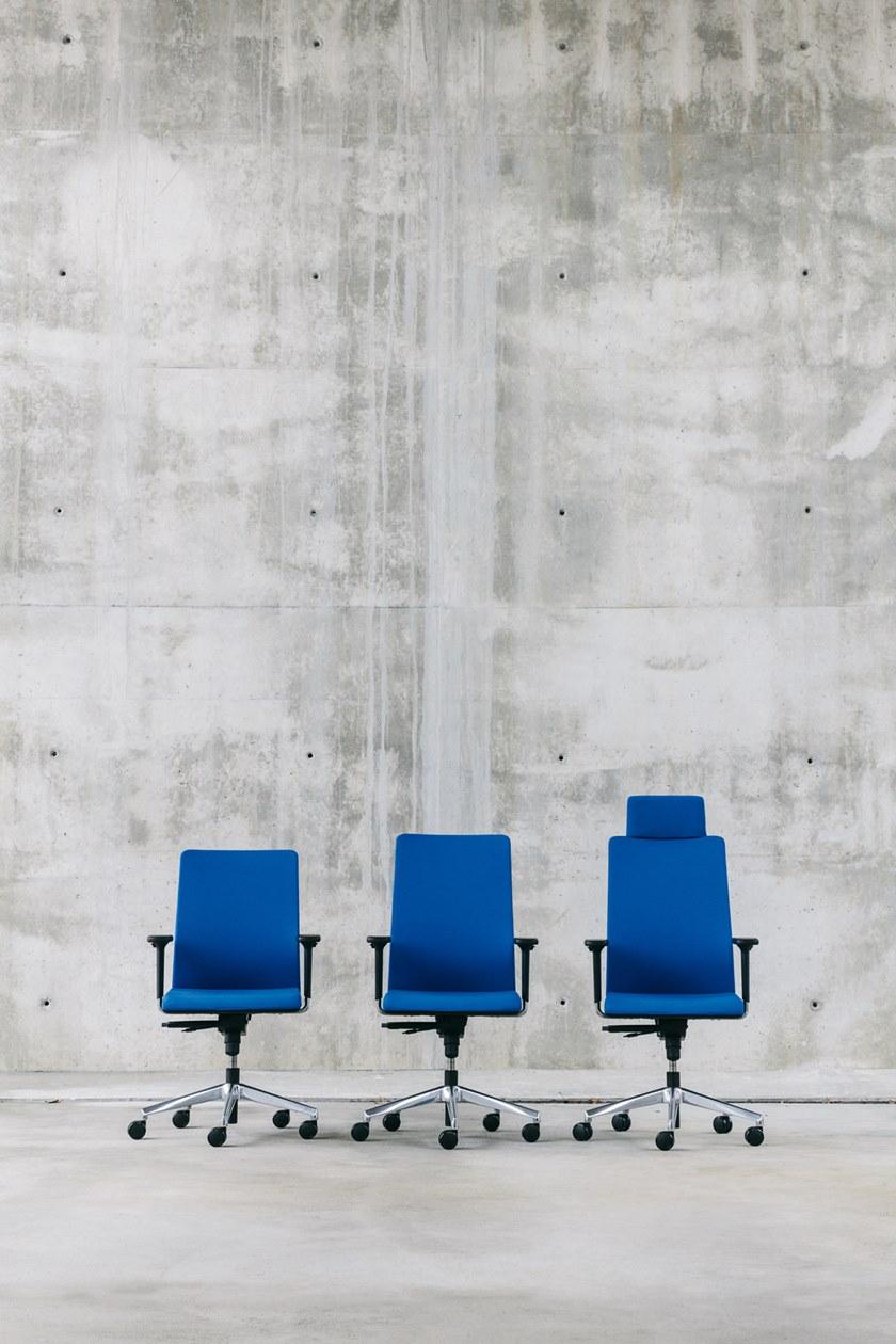 ENEA Офисное кресло из ткани с 5 спицами на колесиках Movado sun-id-1370725 - Вид №2