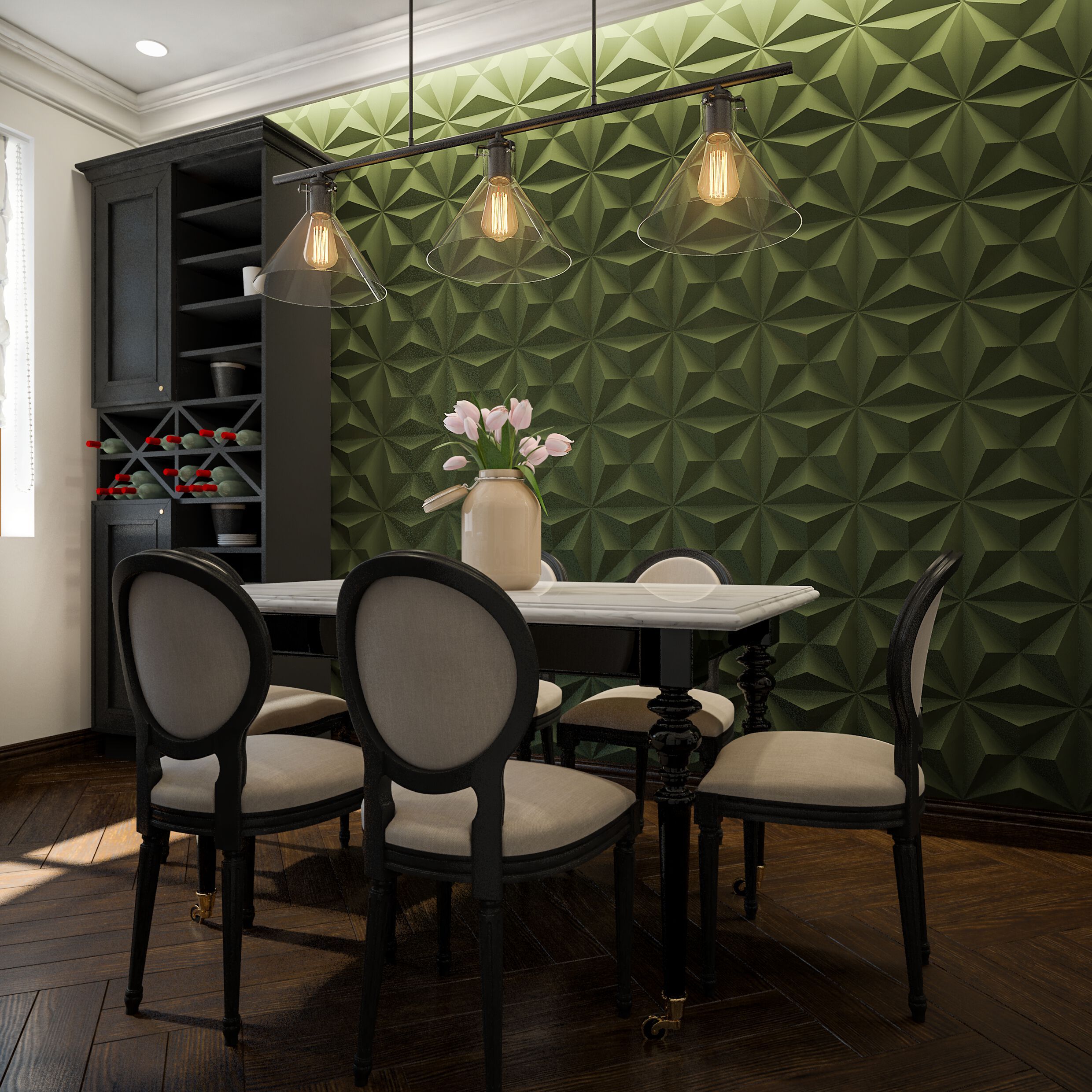 Трехмерное гипсовое покрытие WallDeco M-Modern ARCH-00047011 - Вид №3