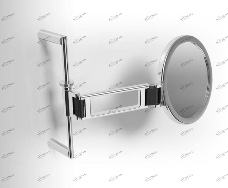 De Rosso Настенное круглое увеличительное зеркало из хромированной латуни Mirto sun-id-1421908