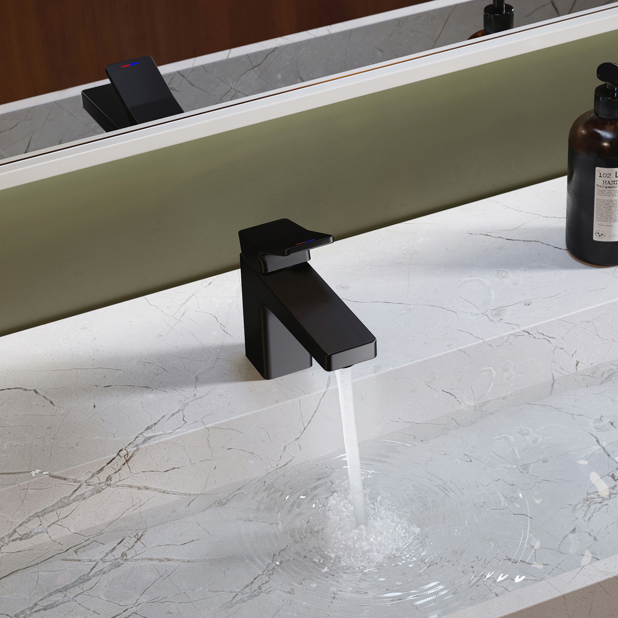 ДОРНБРАХТ ЯРРЕ Смеситель для раковины однорычажный с донным клапаном - Хром DornBracht YARRE 33501832-00 - Вид №1